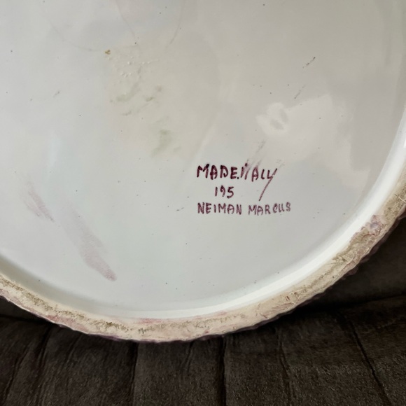 Vintage 1945 Neiman Marcus made in Italy, onion lidded bowl Rare - Picture 7 of 9